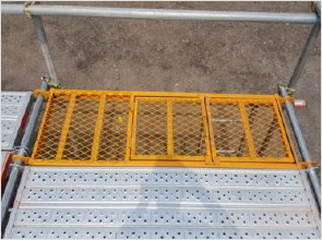 비계 접이식 해치발판의 장점