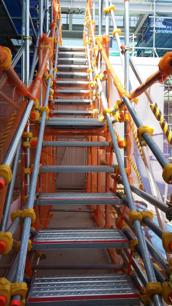 계단 시공사진 이미지